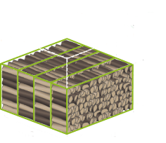 Image d'un stère en 25cm