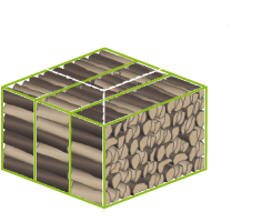 Image d'un stère en 33cm et 40cm